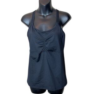 Ruby ribbon women’s 36 1758 black sport Demi tank top full coverage shapewear